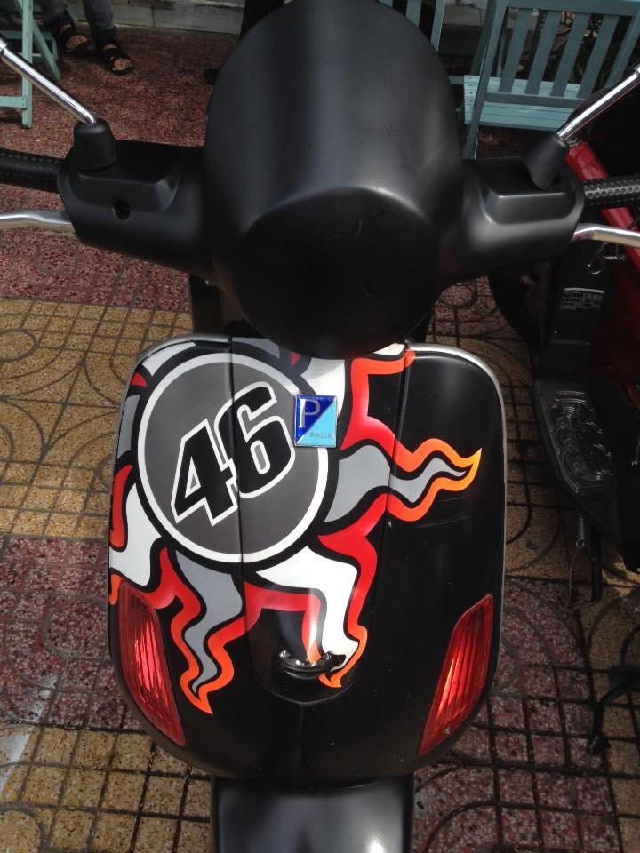 Vespa lx150 độ phong cách khác biệt - 2
