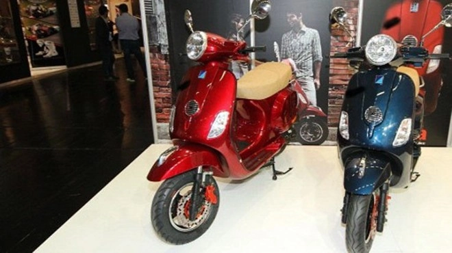 Vespa nhái đến từ trung quốc bị tống cổ ra khỏi triển lãm intermot 2014 - 1