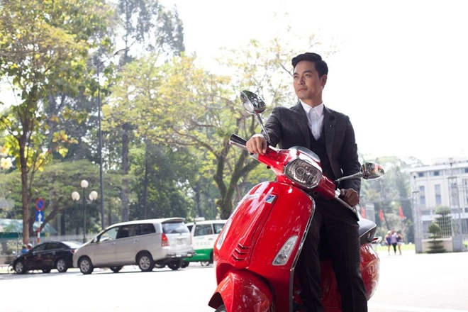 Vespa sprint lịch lãm cùng mc phan anh - 4