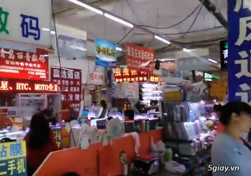 video dạo quanh chợ điện thoại ở trung quốc - 1