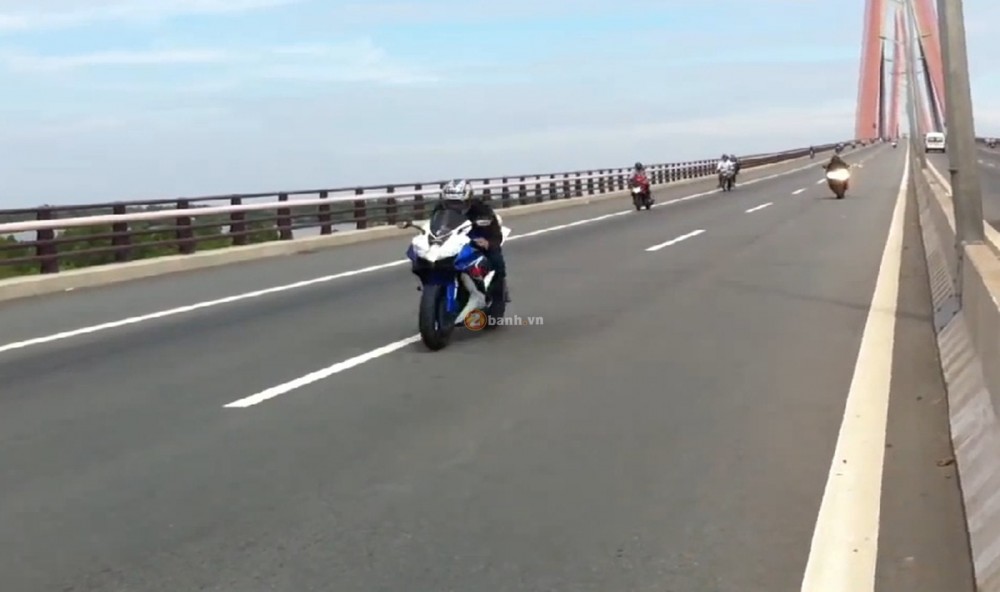 Việt nam top speed suzuki gsxr 750 vs yamaha r6 - 3