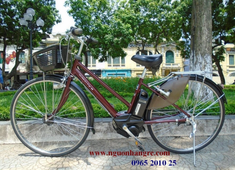 Xe đạp điện nhật trợ lực yamaha pas city s - 2