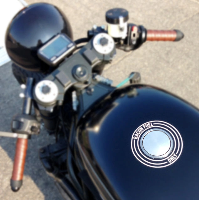 Xế độ cafe racer sử dụng nhiên liệu từ mỡ heo - 5