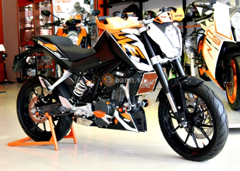 Xế độ ktm duke 125 hầm hố đã cập bến vn - 1