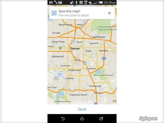 Xem google maps trên android ios kể cả khi không có kết nối internet - 4