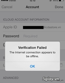 Xoá tài khoản icloud trên ios7 không cần password - 5