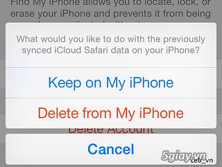 Xoá tài khoản icloud trên ios7 không cần password - 7