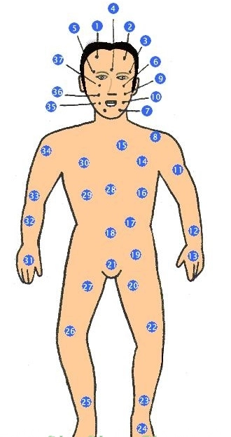 Ý nghĩa 37 vị trí nốt ruồi trên gương mặt và cơ thể đàn ông - 1