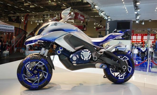Yamaha 01gen concept siêu môtô 3 bánh đến từ tương lai - 2