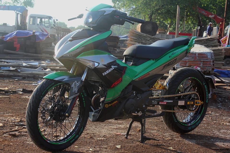 Yamaha exciter 150 lung linh trong ngày mưa bão - 4