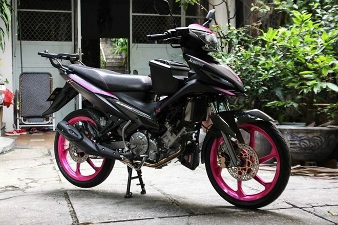 Yamaha exciter độ màu đen - hồng cực cá tính - 2