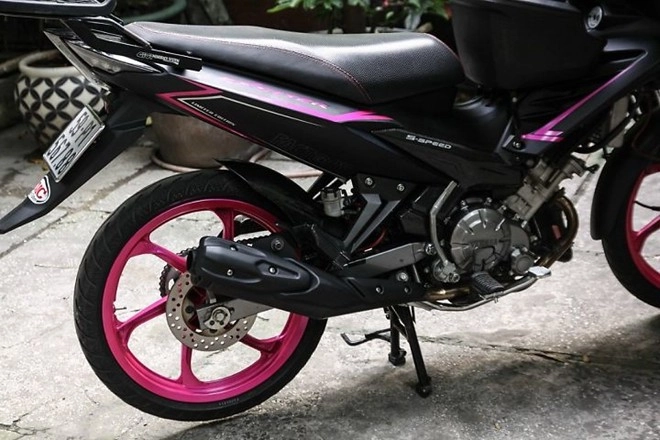 Yamaha exciter độ màu đen - hồng cực cá tính - 5