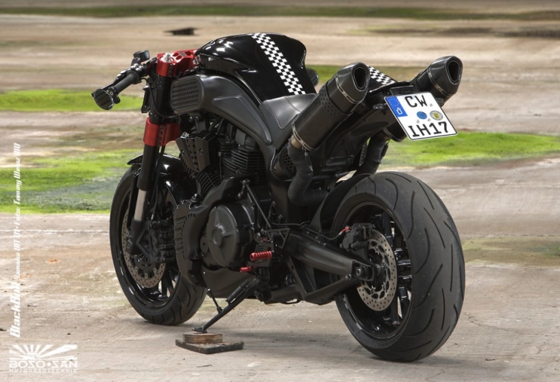 Yamaha mt-01 kẻ huỷ diệt dưới bóng cafe racer - 8