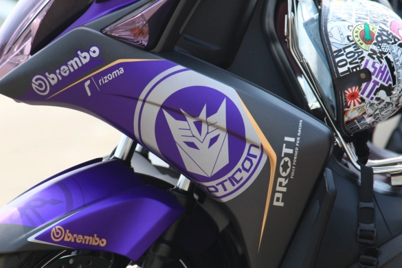 Yamaha nouvo sx - romantic violet - 5
