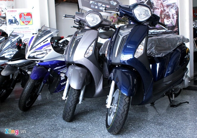 Yamaha nozza grande phiên bản màu xanh cực kì hút khách - 1