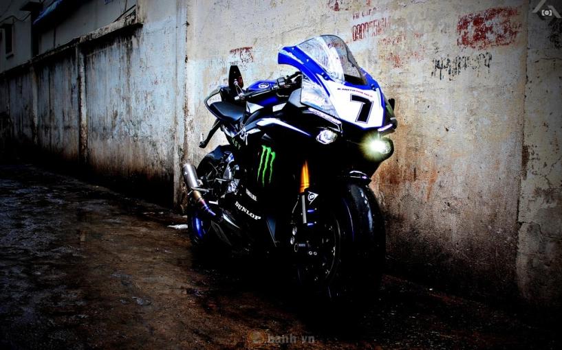 Yamaha r1 2015 phiên bản gp - monster energy - 3