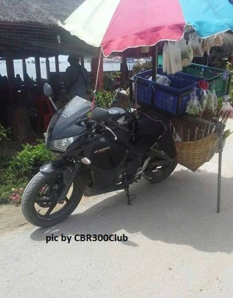 Yamaha r25 kawasaki ninja 250r dùng làm bán hàng rong - 1