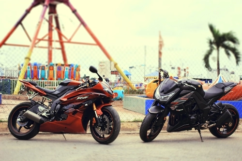 Yamaha r6 vs kawasaki z1000 - 5