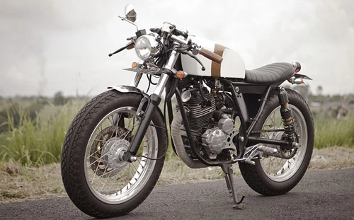Yamaha scorpio 225cc phong cách cafe racer cổ điển - 5
