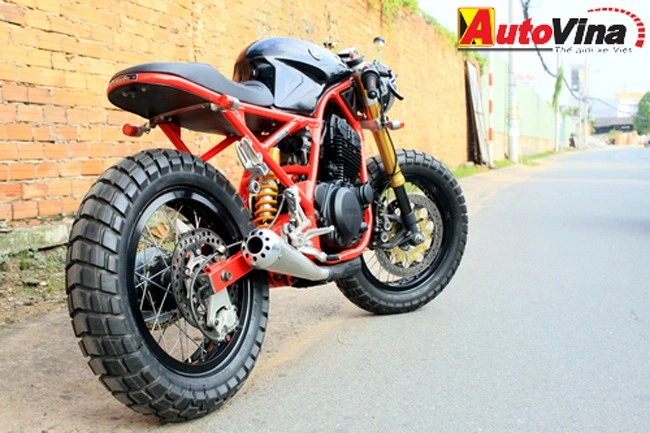 Yamaha srx 250 phong cách cafe racer tại việt nam - 2