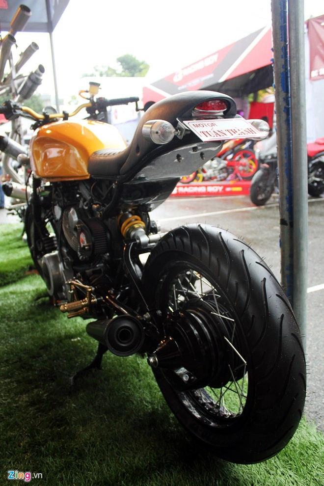 Yamaha vx750 độ cafe racer cực kì phong cách tại ngày hội môtô - 6