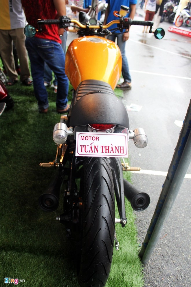 Yamaha vx750 độ cafe racer cực kì phong cách tại ngày hội môtô - 12