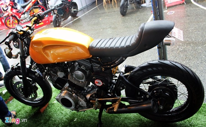 Yamaha vx750 độ cafe racer cực kì phong cách tại ngày hội môtô - 3