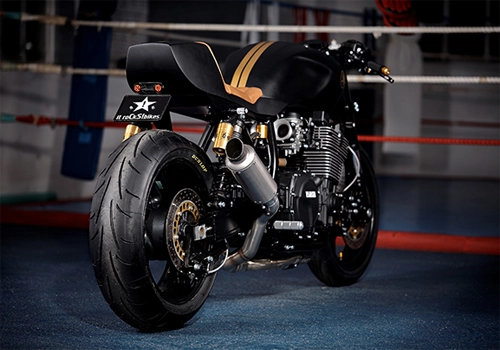 Yamaha xjr1300 stealth độ cafe racer với cảm hứng từ chiến đấu cơ - 6