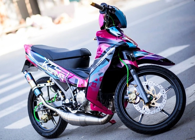 Yamaha z125 độ nổi bật của biker đồng nai - 7