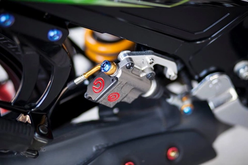Yamaha z125 độ nổi bật của biker sài gòn - 10