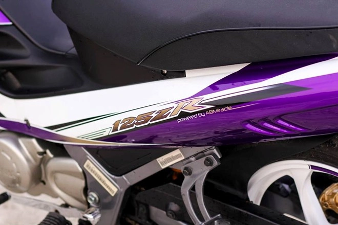 Yamaha z125 màu tím của biker biên hòa - 2