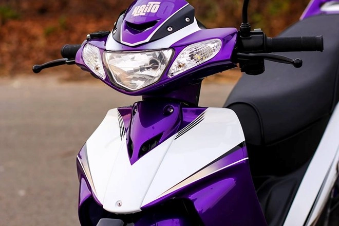 Yamaha z125 màu tím của biker biên hòa - 4