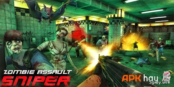 Zombie assaultsniper v110 apk mod bắn zombie cực hay - 1