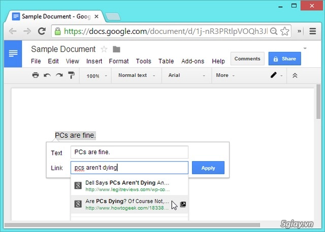10 mẹo cần biết khi sử dụng google docs - 5