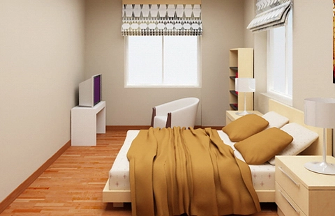 10 ý tưởng cho phòng ngủ hẹp - 2