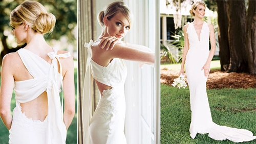 7 bộ váy cưới ấn tượng của các siêu mẫu - 3