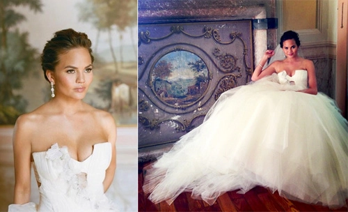 7 bộ váy cưới ấn tượng của các siêu mẫu - 5