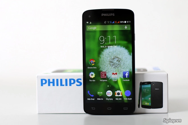 Ảnh smartphone philips i908 có màn hình fullhd - 2