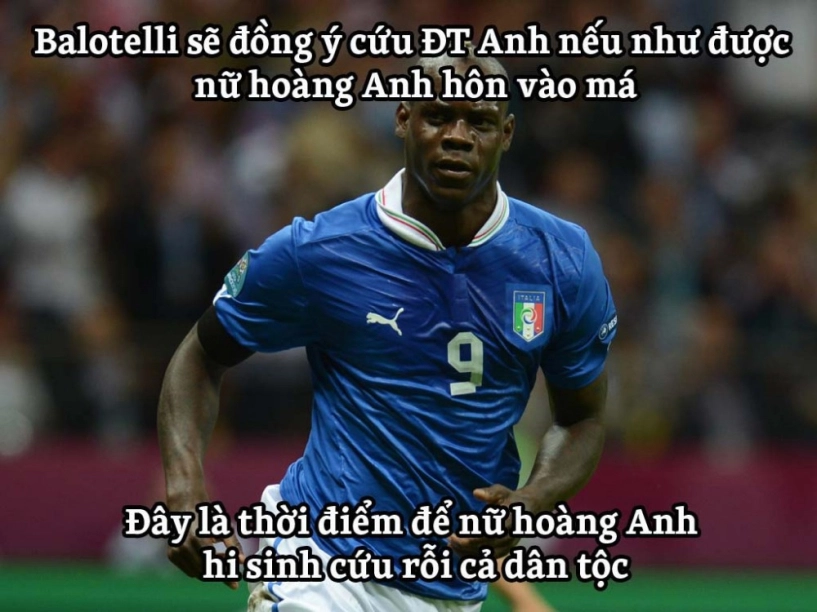 Balotelli sẽ cứu đt anh nếu được nữ hoàng anh hôn nhẹ lên má - 2