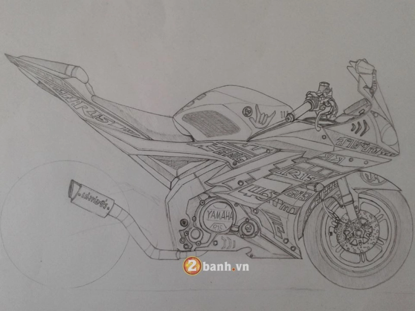 Bản vẽ yamaha r15 đến từ một biker đam mê thái lan - 3