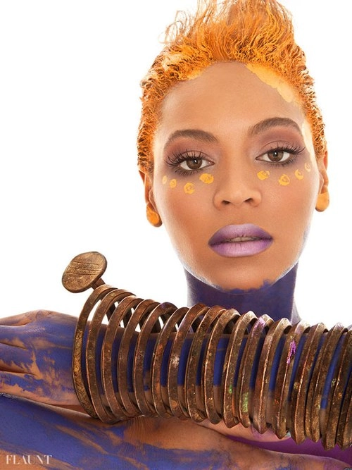 Beyonce khỏa thân phủ nhũ vàng đầy người - 5