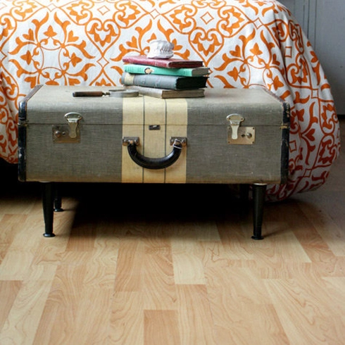 Biến vali cũ thành chiếc tủ đầu giường xinh xắn - 6