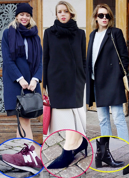 Blogger nổi tiếng khoe tài phối áo khoác với3 kiểu giày - 1