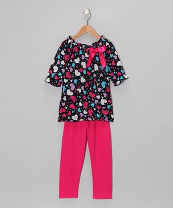 Bộ đồ cotton mùa thu cho bé gái - 3