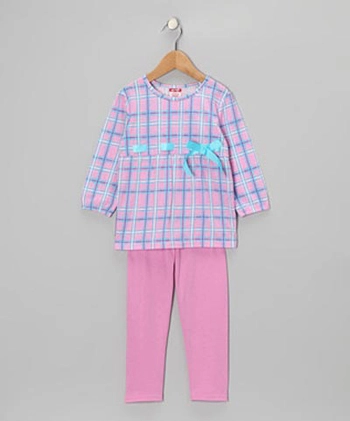 Bộ đồ cotton mùa thu cho bé gái - 4