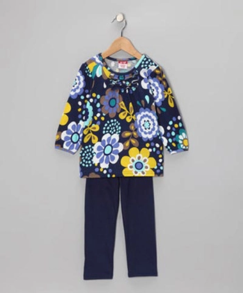 Bộ đồ cotton mùa thu cho bé gái - 5