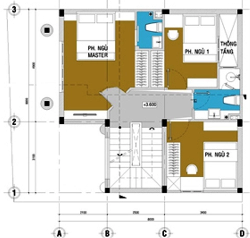 Bố trí hợp lý cho nhà 2 tầng hình chữ l - 2