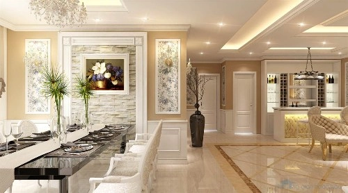 Bố trí nội thất hợp lý cho căn hộ 150 m2 - 7