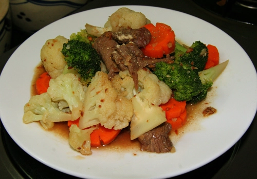 Bông cải xào thịt bò - 3