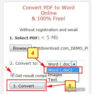 Cách chuyển đổi pdf sang word online không bị lỗi font chữ - 4